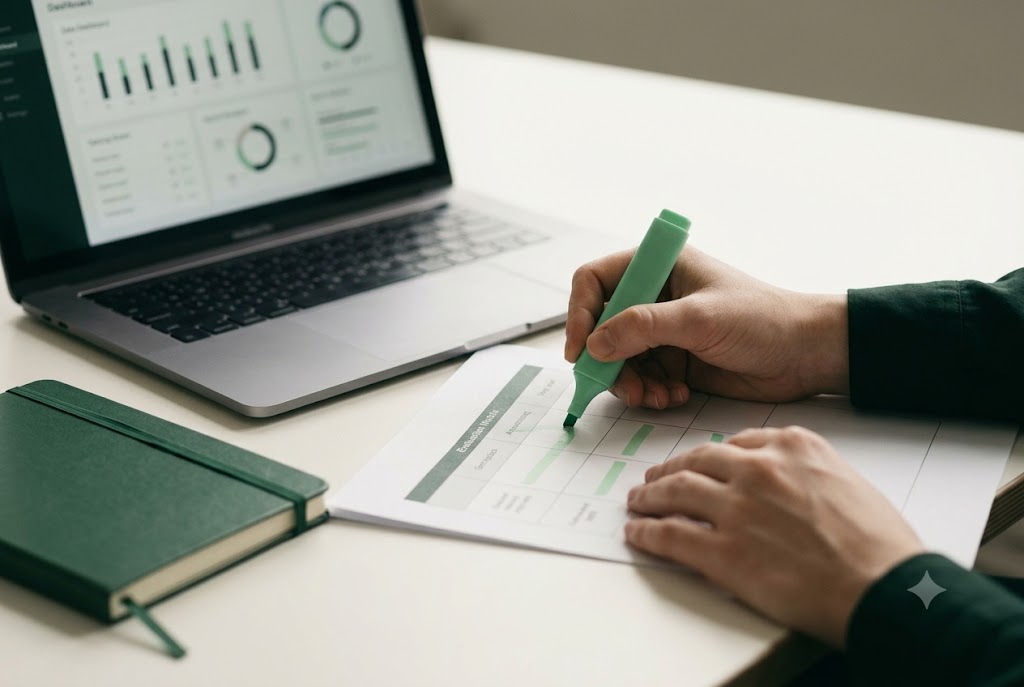 AI opportunity assessment worksheet and dashboard